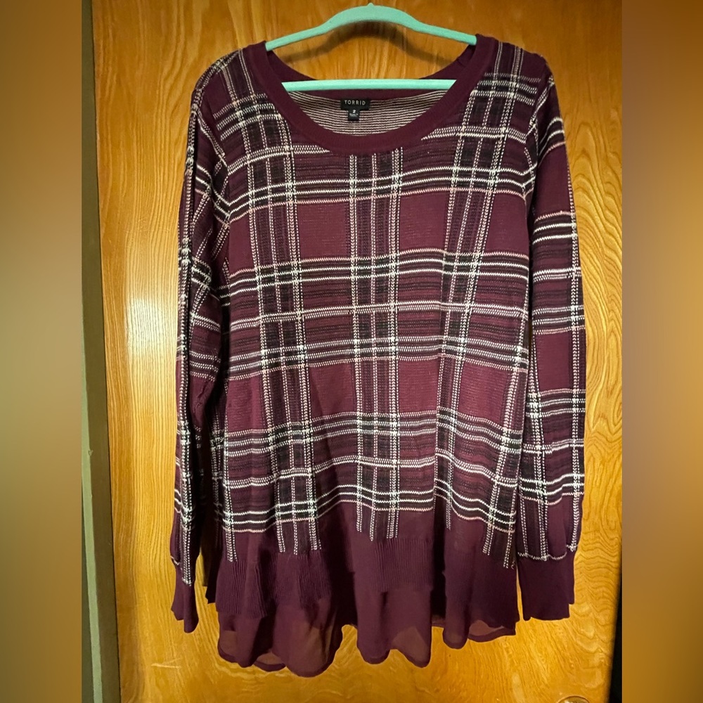 Plaid Sweater